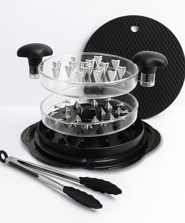 Prepmate Chicken Shredder – BPA-Free, Easy-Grip Tool with Tongs & Mat